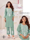 Lucknavi Vol 10 By Blue Hills 14 Kg Rayon With Work Top With Bottom Wholesale Suppliers In Mumbai